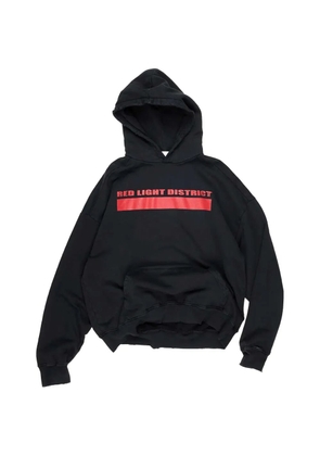 ALEXANDER DIGENOVA drawstring pouch hoodie - Black