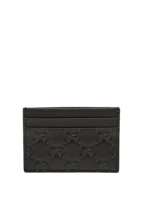 Gucci Pre-Owned 2016-2025 Guccissima card holder - Black