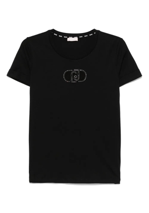LIU JO logo-embroidered T-shirt - Black
