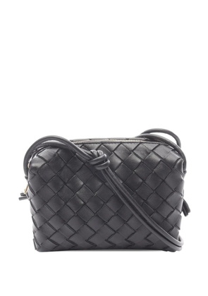 Bottega Veneta Pre-Owned 2012-2026 Mini Lambskin Intrecciato Loop Camera Bag crossbody bag - Black