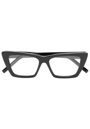 Saint Laurent Eyewear SL27 square-frame glasses - Black