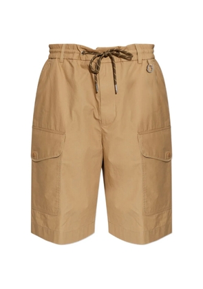 Moncler drawstring-waist cargo shorts - Brown