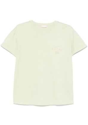 LIU JO crystal-logo T-shirt - Green