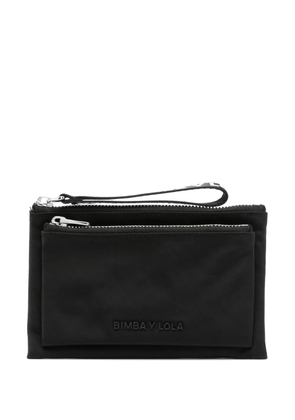 Bimba y Lola logo-lettering wallet - Black
