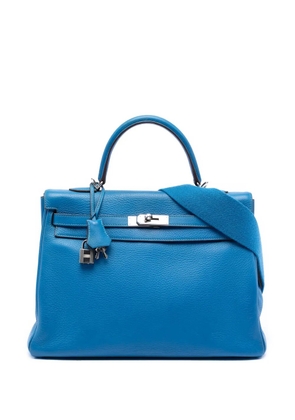 Hermès Pre-Owned 2011 Togo Kelly II Retourne 35 satchel - Blue
