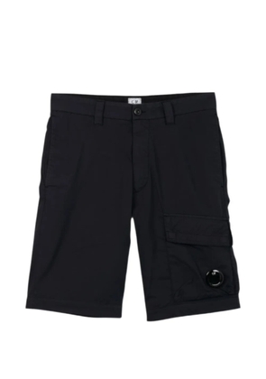 C.P. Company Lens-detail cargo pocket shorts - Black