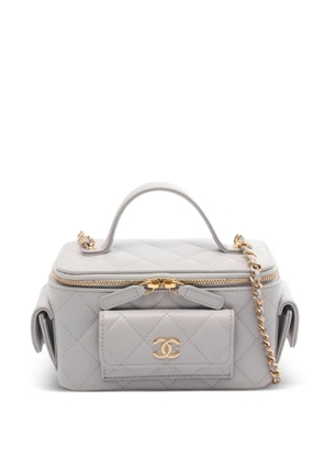 CHANEL Pre-Owned 2021 top-handle tote bag - Grey