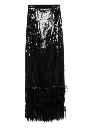 Taller Marmo sequin-embellished maxi skirt - Black