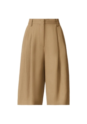 Fabiana Filippi pocket pleated shorts - Brown