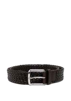 Church's woven leather belt - Brown