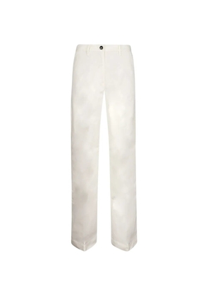 Nine In The Morning logo detail trousers - Neutrals