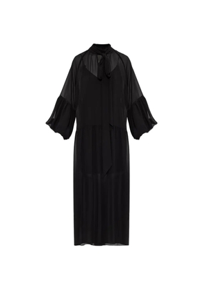 Gestuz Zurina semi-sheer dress - Black