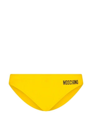 Moschino logo-print swim trunks - Yellow
