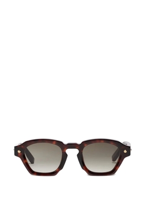 John Dalia tortoise geometric sunglasses - Brown