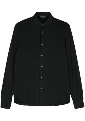 Dell'oglio button-up cotton shirt - Black