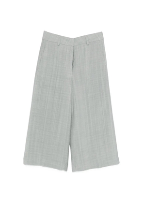 Forte Forte wide-leg cropped trousers - Grey