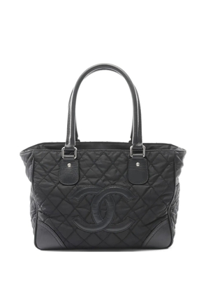 CHANEL Pre-Owned 2008-2009 quilted leather shoulder bag - Black