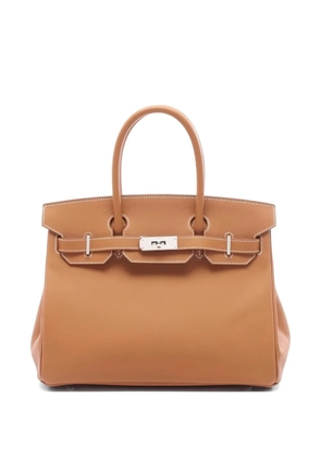 Hermès Pre-Owned 2020 30 Birkin leather tote bag - Neutrals