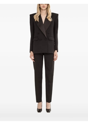 NISSA wool tuxedo blazer - Black