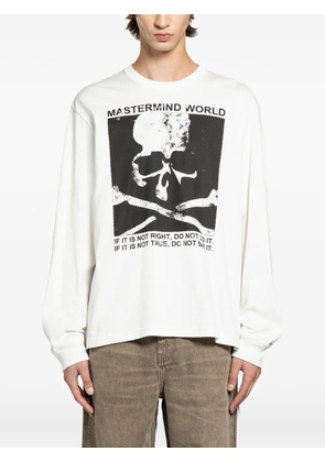 Mastermind World long-sleeve T-shirt - White