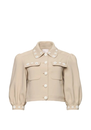 Cinq A Sept Gilliana crochet jacket - Neutrals