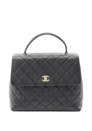 CHANEL Pre-Owned 2003 Matelasse leather handbag - Black