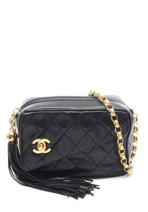 CHANEL Pre-Owned 1990s quilted leather shoulder bag - Black