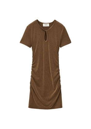 Ba&Sh Beona keyhole mini dress - Brown