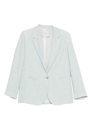 Forte Forte notched lapels single-breasted blazer - Blue