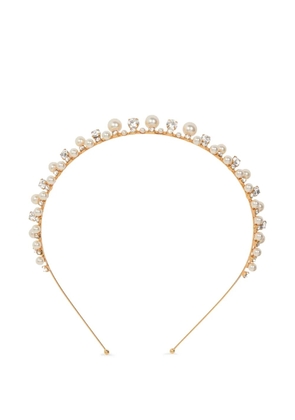 Jennifer Behr Corisande embellished tiara - Gold