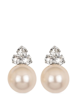 Jennifer Behr Belen crystal earrings - Silver