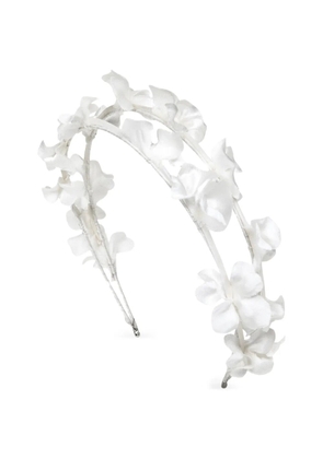 Jennifer Behr Isabella floral headband - White