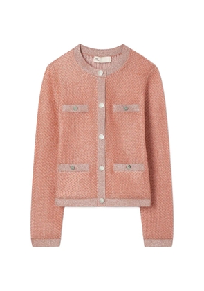 Tory Burch Kendra mesh cardigan - Pink