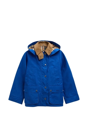 Barbour X Paul Smith hooded jacket - Blue