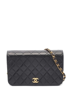 CHANEL Pre-Owned 1996~1997 quilted chain shoulder bag - Black