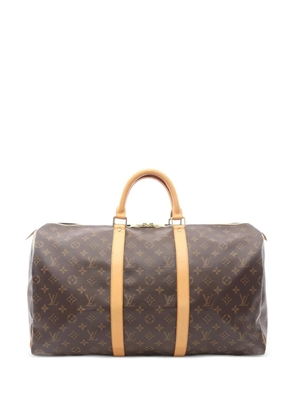 Louis Vuitton Pre-Owned 2004 50 Keepall Bandoulière travel bag - Brown