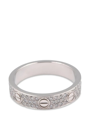 Cartier 2010s mini Love diamond ring - Silver