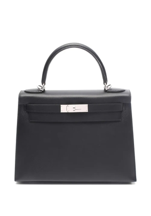 Hermès Pre-Owned 2020 top handle leather handbag - Black
