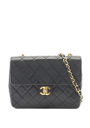 CHANEL Pre-Owned 1989-1991 matelassé shoulder bag - Black