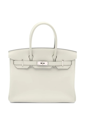 Hermès Pre-Owned 2023 30 Birkin leather tote bag - Green