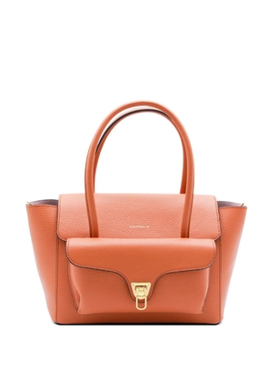 Coccinelle medium Double Beat leather shoulder bag - Orange