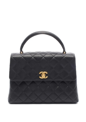 CHANEL Pre-Owned 1997 Matelasse leather handbag - Black