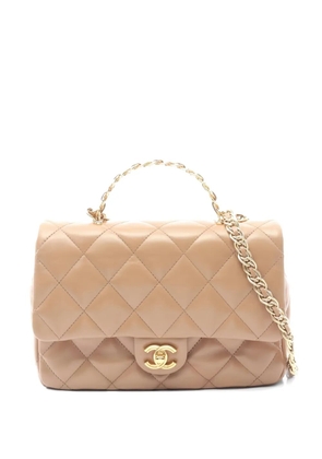 CHANEL Pre-Owned 2021s Matelasse chain shoulder bag - Neutrals