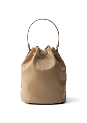 Prada Duet Re-Nylon bucket bag - Neutrals
