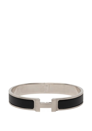 Hermès Pre-Owned 2010-2025 Narrow Enamel Clic H Bracelet GM costume bracelet - Black