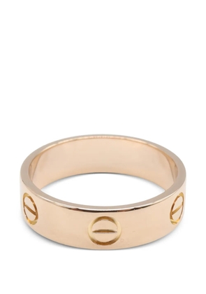Cartier 2010s 18K gold Love screw detail ring - Pink