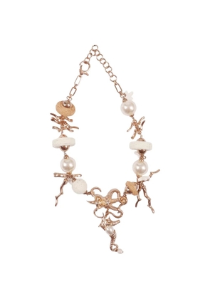 Weekend Max Mara sea-embellishement necklace - Pink