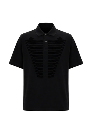 Alexander McQueen button-fastening polo shirt - Black