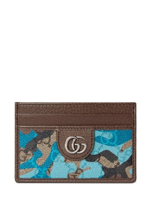 Gucci GG-icon card holder - Brown
