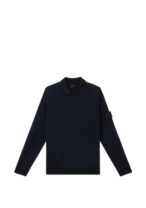 Stone Island long-sleeve polo shirt - Blue
